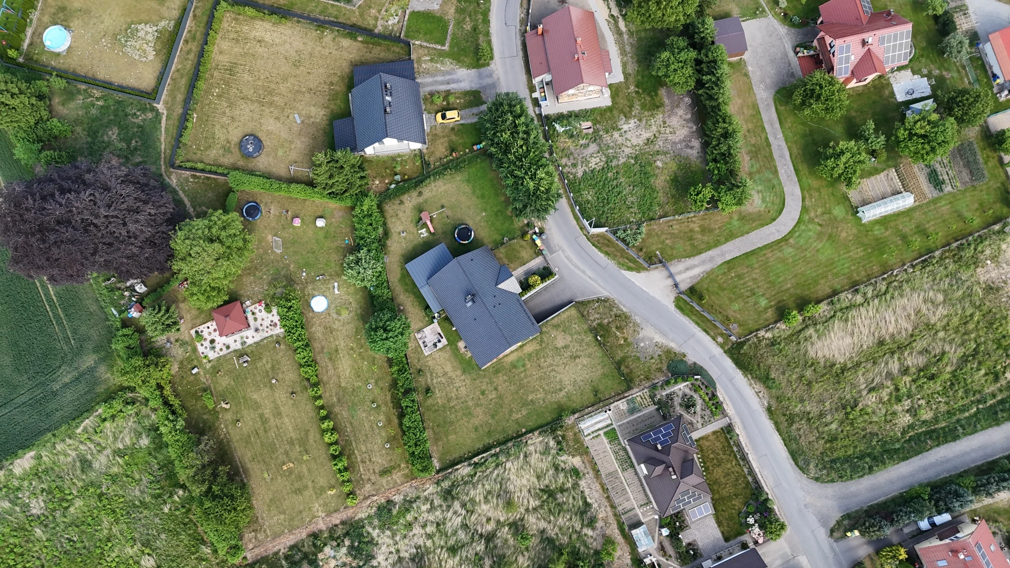 Widok z góry z większej wysokości